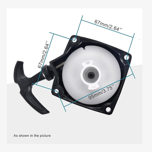 GOOFIT Pull Start Recoil Starter Replacement for 2 Stroke 43cc 47cc 49cc Tanaka Bladez Mini Pocket Bike X1 X2 X8 XTreme Gas Scooters ATV Quad