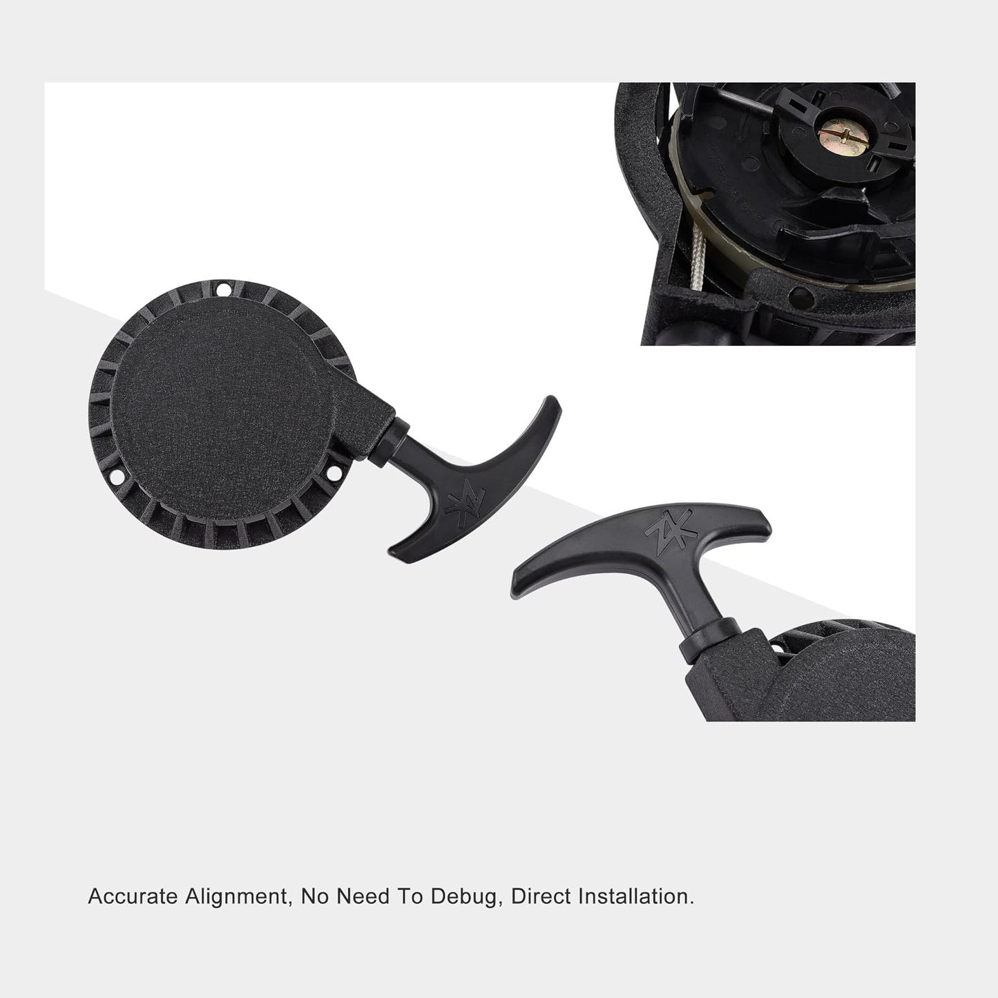 GOOFIT Pull Start Recoil Starter for 43cc 49cc 50cc Mini Pocket Bike ATV Dirt Bike Gas Scooter