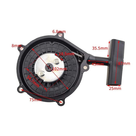 GY6 Hand Pull Starter for 150cc-300cc ATV UTV Scooter Go Kart - 75mm - goofitmoto