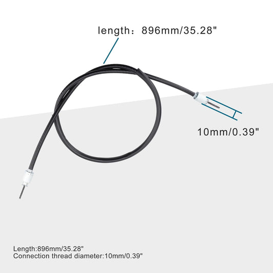 GOOFIT 35.28" Speedometer Cable for GY6 50cc Moped Motorcycle Scooter Accessory