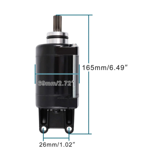 Starter Motor for Yamaha MT-07, Tenere 700, FZ-07, XSR700, YZF-R7 | OEM 1WS-81890-00 - goofitmoto