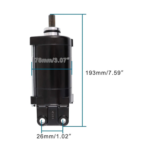 Starter Motor for Yamaha WaveRunner VX1100 Deluxe, Sport, Cruiser | OEM 6D3-81800-00 - goofitmoto