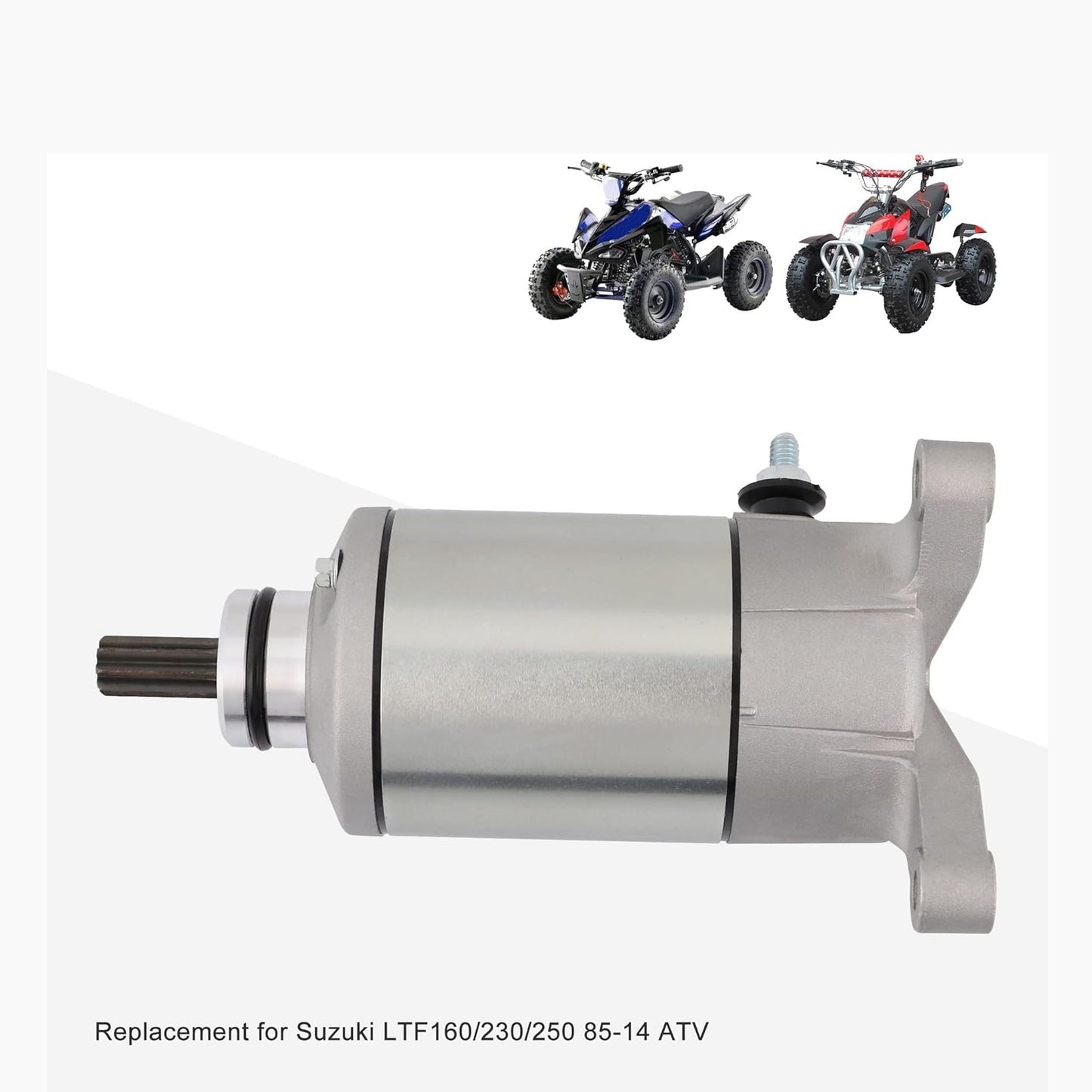 Starter Motor 10 Tooth For Suzuki LTF160/230/250 85-14 ATV