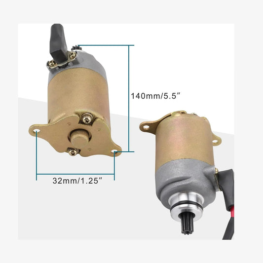 Starter Motor for GY6 125cc 150cc Scooter, ATV, TaoTao, 152QMI 157QMJ - goofitmoto