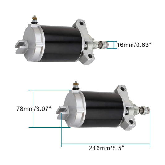Starter Motor for Yamaha 20HP–40HP & Mercury / Mariner Outboards | OEM 65W-81800-00 - goofitmoto
