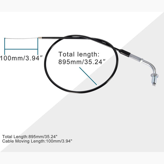 GOOFIT 35.24" Throttle Cable Replacement for 50cc 70cc 90cc 110cc 125cc 4 Stroke Engine Pit Dirt Bike Chinese Scooter ATV 4 Wheeler Quad Go Kart Moped