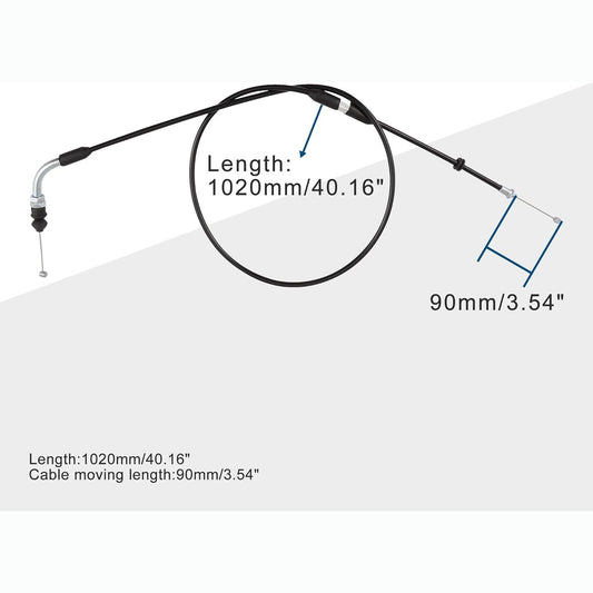 GOOFIT 40.16" Throttle Cable Replacement for 150cc GY6 Engine Scooter ATV
