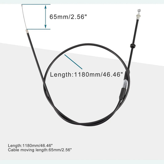 46.5" High-Toughness Throttle Cable for 50cc–250cc Water-Cooled Engine - goofitmoto