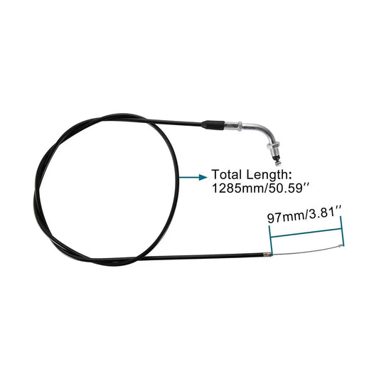 50.6" Stainless Steel Throttle Cable for 125cc–250cc Water-Cooled ATV - goofitmoto