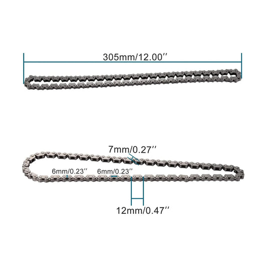 98-Link Timing Cam Chain for Honda CN250 Helix, CH250 Elite, & Baja 250cc - goofitmoto