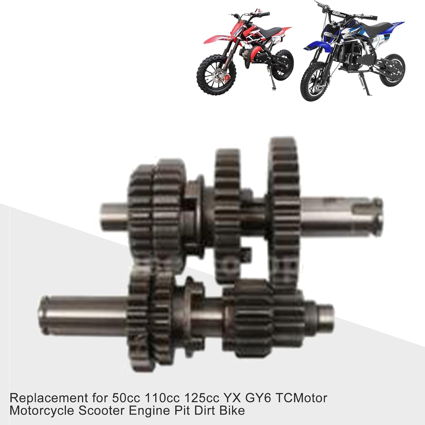 Transmission Gear Set For 50cc 110cc 125cc GY6 Engine Pit Dirt Bike
