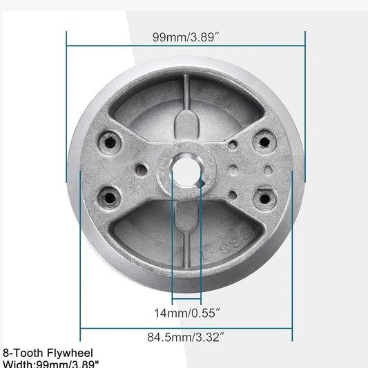 Variator Centrifugal Clutch Assembly for 2-Stroke 47cc 49cc Mini Pocket Dirt Bike & Quad - goofitmoto