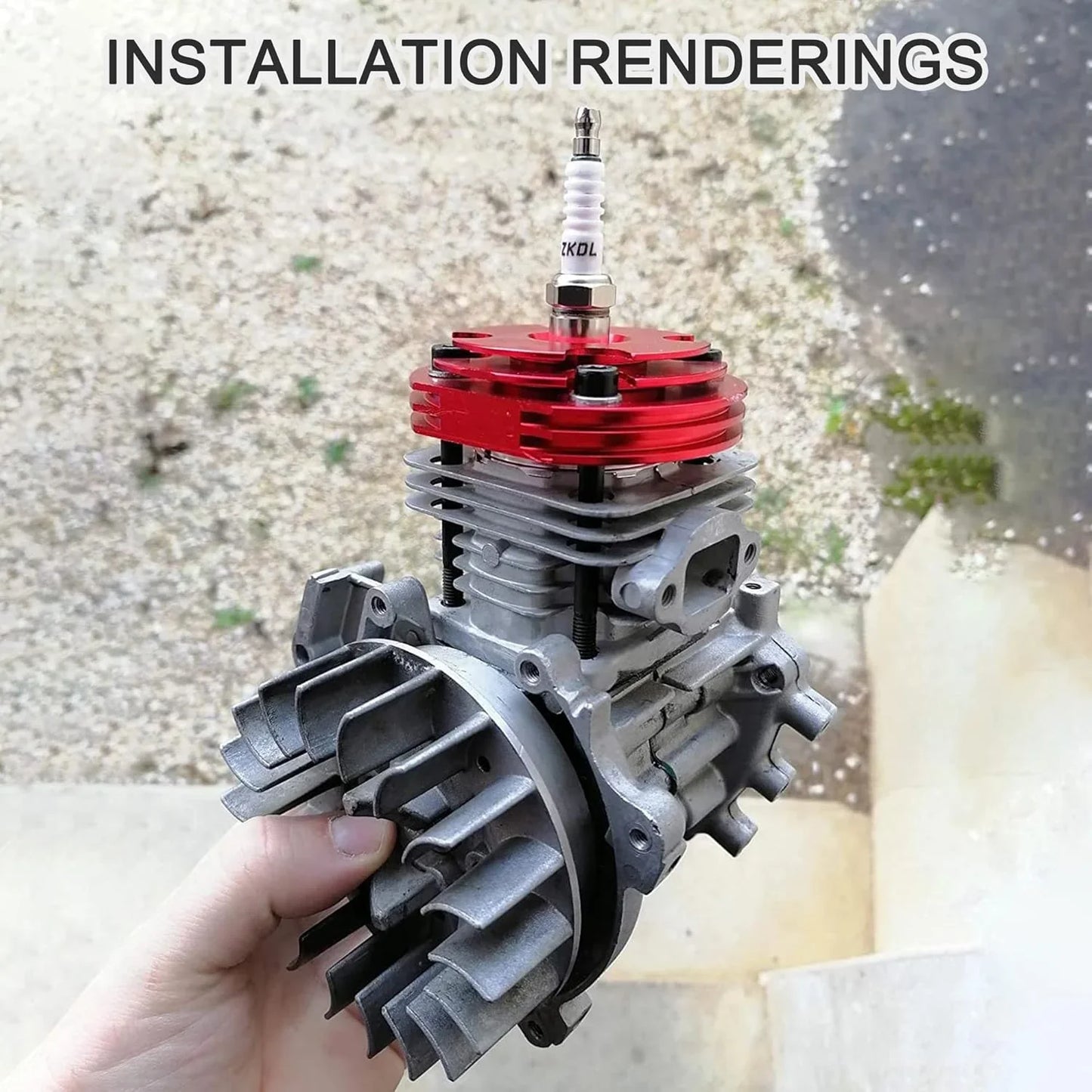Variator Centrifugal Clutch Assembly for 2-Stroke 47cc 49cc Mini Pocket Dirt Bike & Quad - goofitmoto