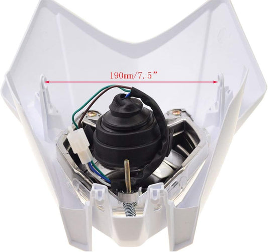 Weißer 12V 35W Enduro-Scheinwerfer HS1 LED für 2016-2019 CRF150L Dirt Bike