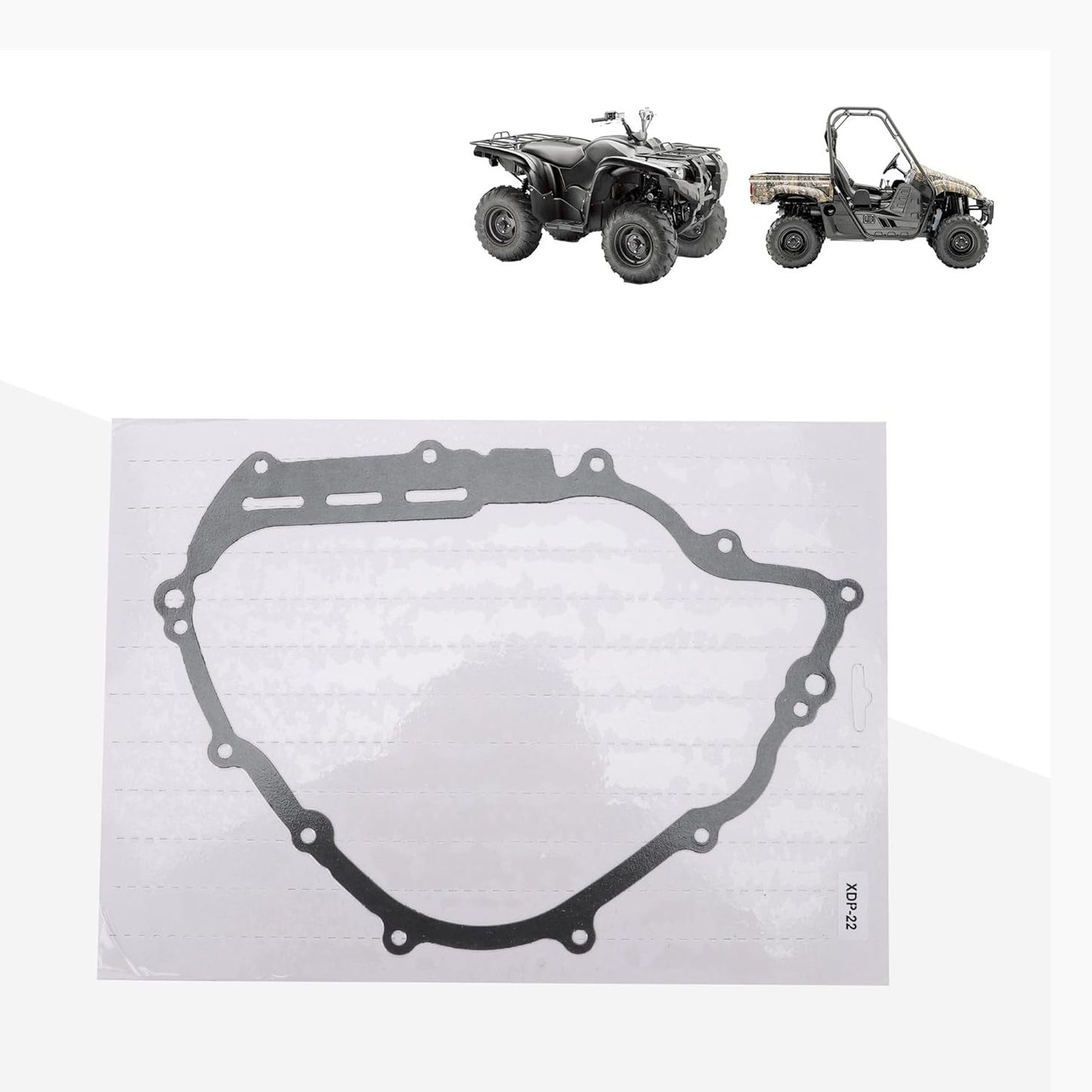 GOOFIT Stator Generator Crankcase Cover Gasket Replacement for YFM700 550 YXC YXM YXR700