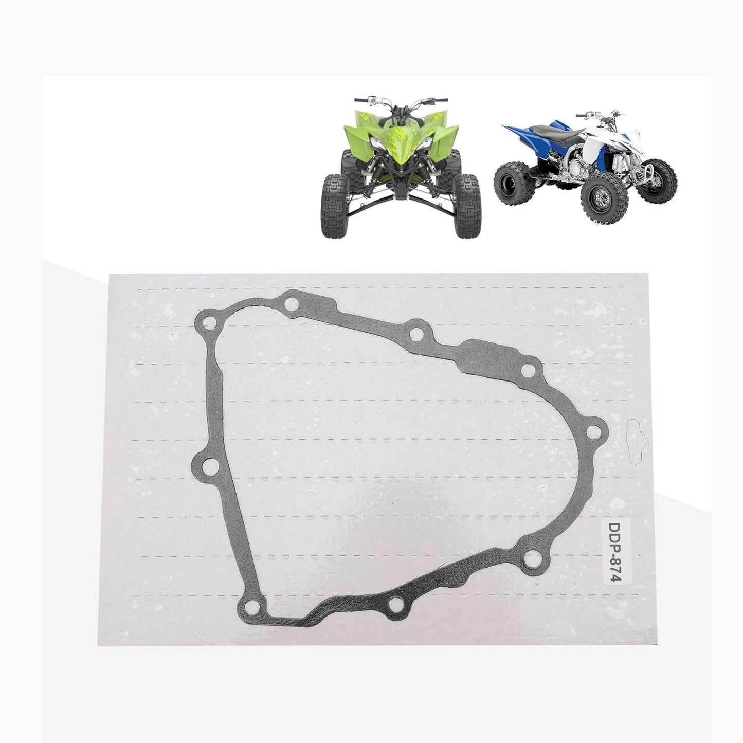 GOOFIT Stator Generator Crankcase Cover Gasket Replacement for YFZ450 2004 2005 2007 2008 2009 2012 2013