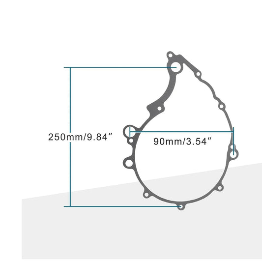 Yamaha Stator Cover Gasket for XT600 / TT600 / SRX600 | OEM Replacement - goofitmoto