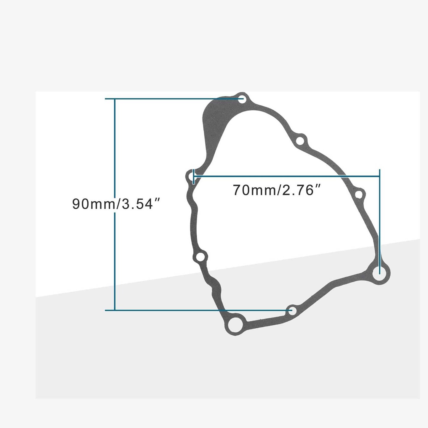 GOOFIT Motorcycle Stator Generator Cover Gasket Replacement for 250 YFB250 2WD 4WD 1994-2000 Bear Tracker 250 YFM250 2WD 1999-2000