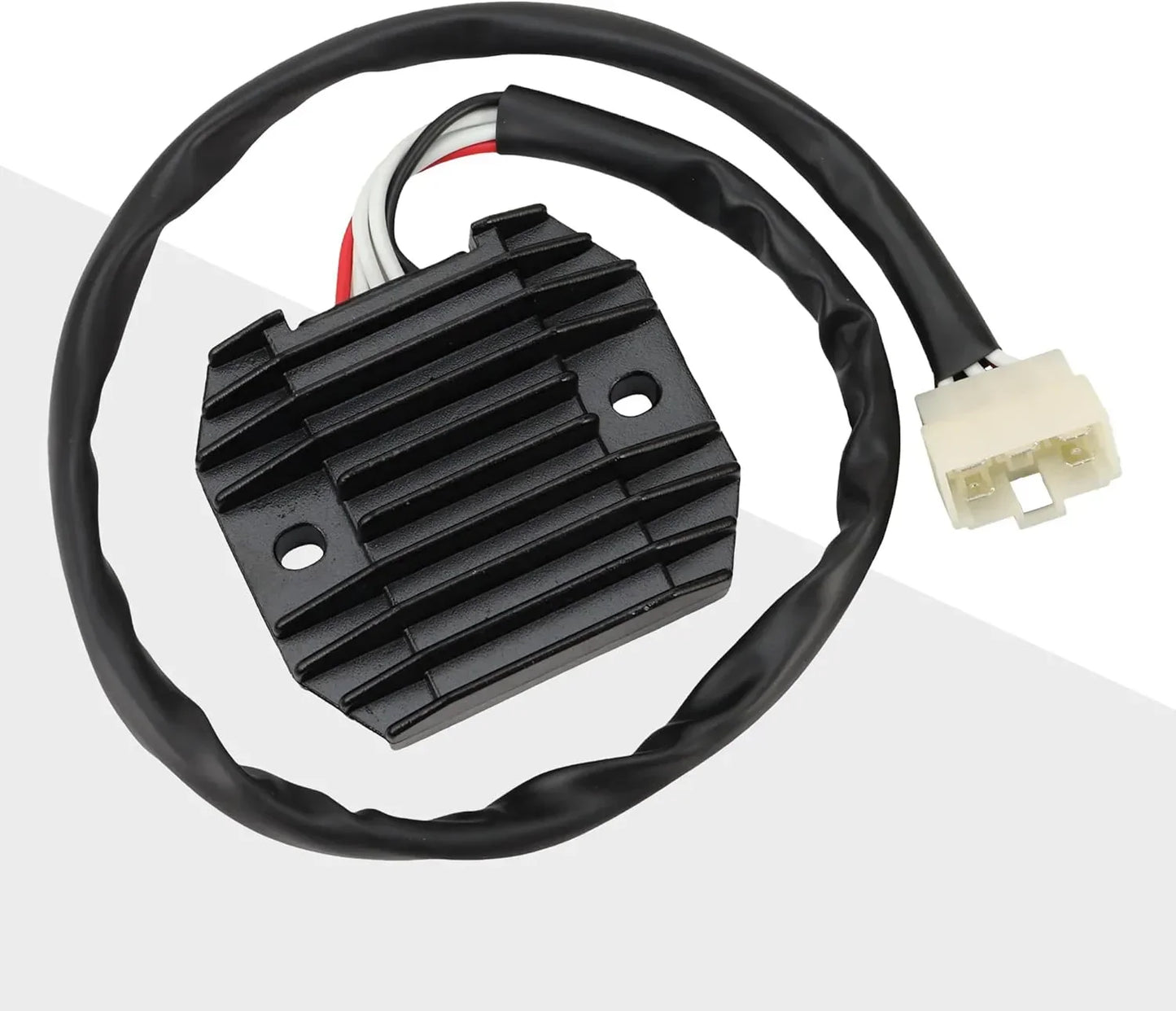 Yamaha XVS650 V-Star DragStar regulator rectifier with wiring harness and connector