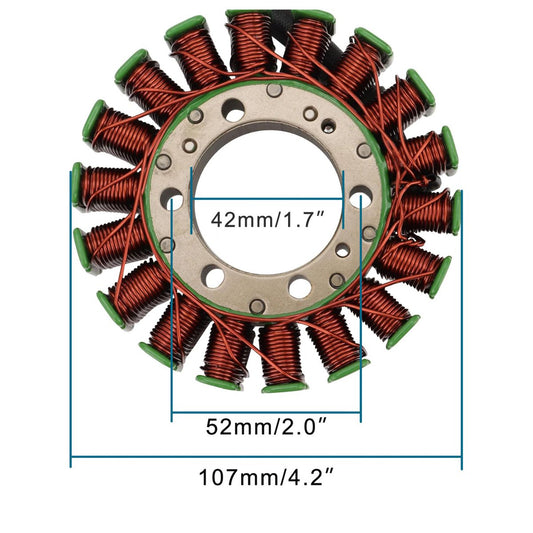 1999–2006 Honda CBR1100XX Super Blackbird 18-Coil 3-Wire Stator 31120-MAT-E01