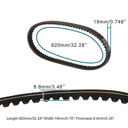 Drive Belt for SYM GTS125 GTS125i Joymax 125 | 23100-HNA-0001