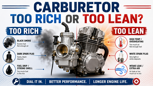 How to Tell If Your Carburetor Is Too Rich or Too Lean