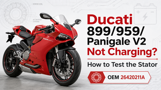 Ducati 899/959/Panigale V2 Not Charging? How to Test the Stator