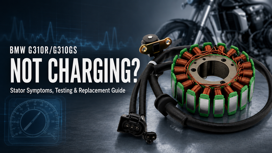 BMW G310R and G310GS stator charging system diagnosis and replacement guide