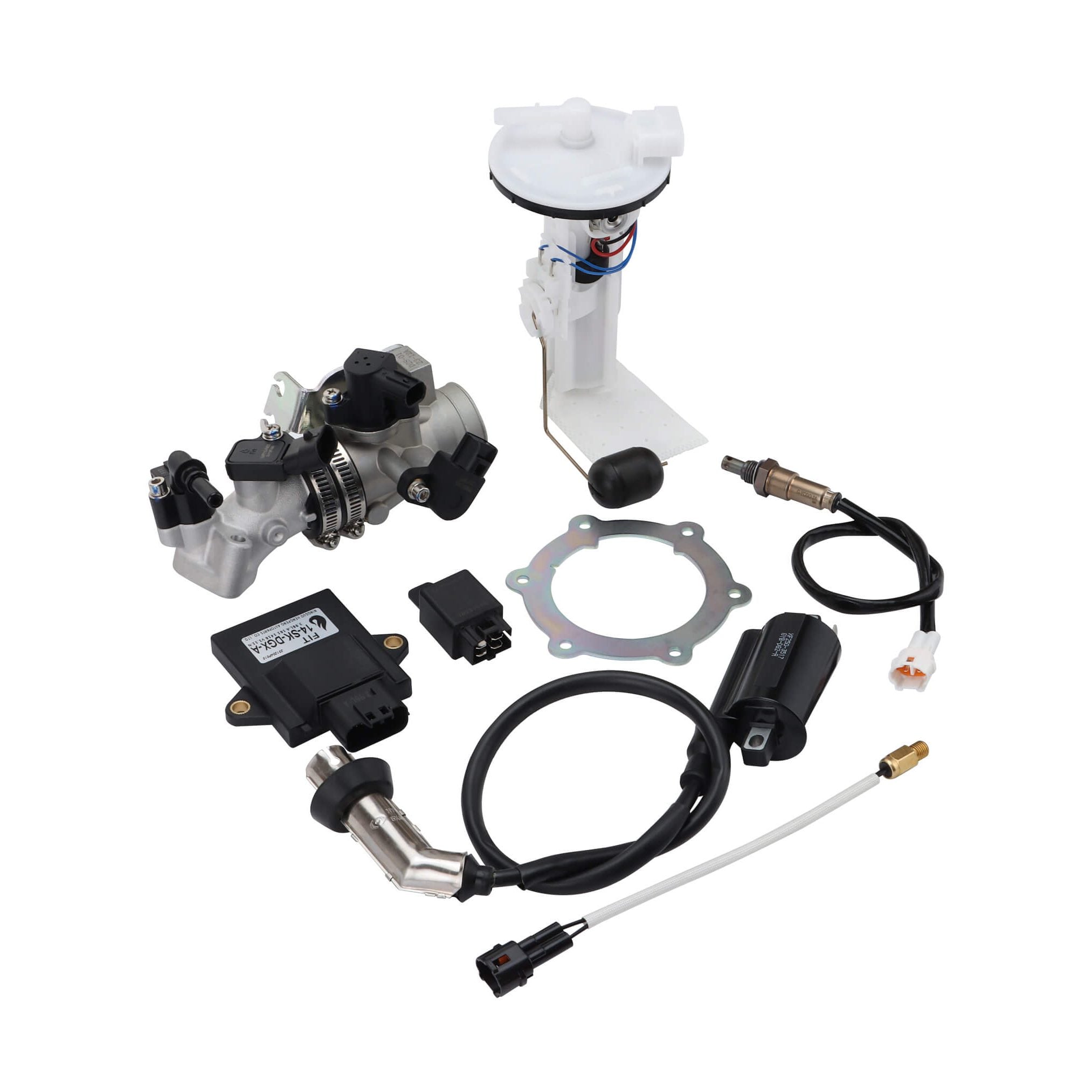 GOOFIT Motorcycle Fuel EFI System Kits Replacement for GY6 Engine 169cc 170cc Jonway GTX 250 EFI 200