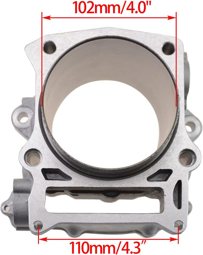 102mm Big Bore Cylinder Piston Kit for Yamaha Grizzly 660 Rhino 660 Raptor 660R