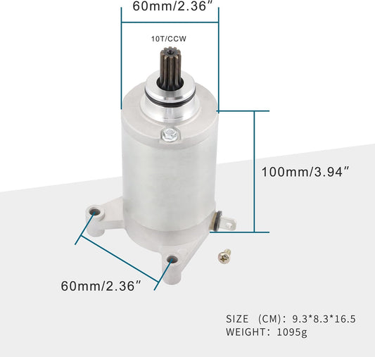 10T CCW Starter Motor for Suzuki VL125 VL250 2000-2007 OEM 31100-26F00-000