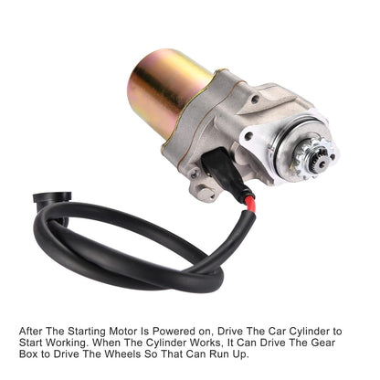 12-Tooth Starter Motor for Chinese 50cc 70cc 90cc 110cc ATV Dirt Bike