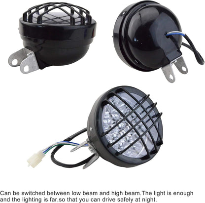 12V LED Scheinwerfer mit Blinkeranzeige für 50cc-150cc Scooter ATV
