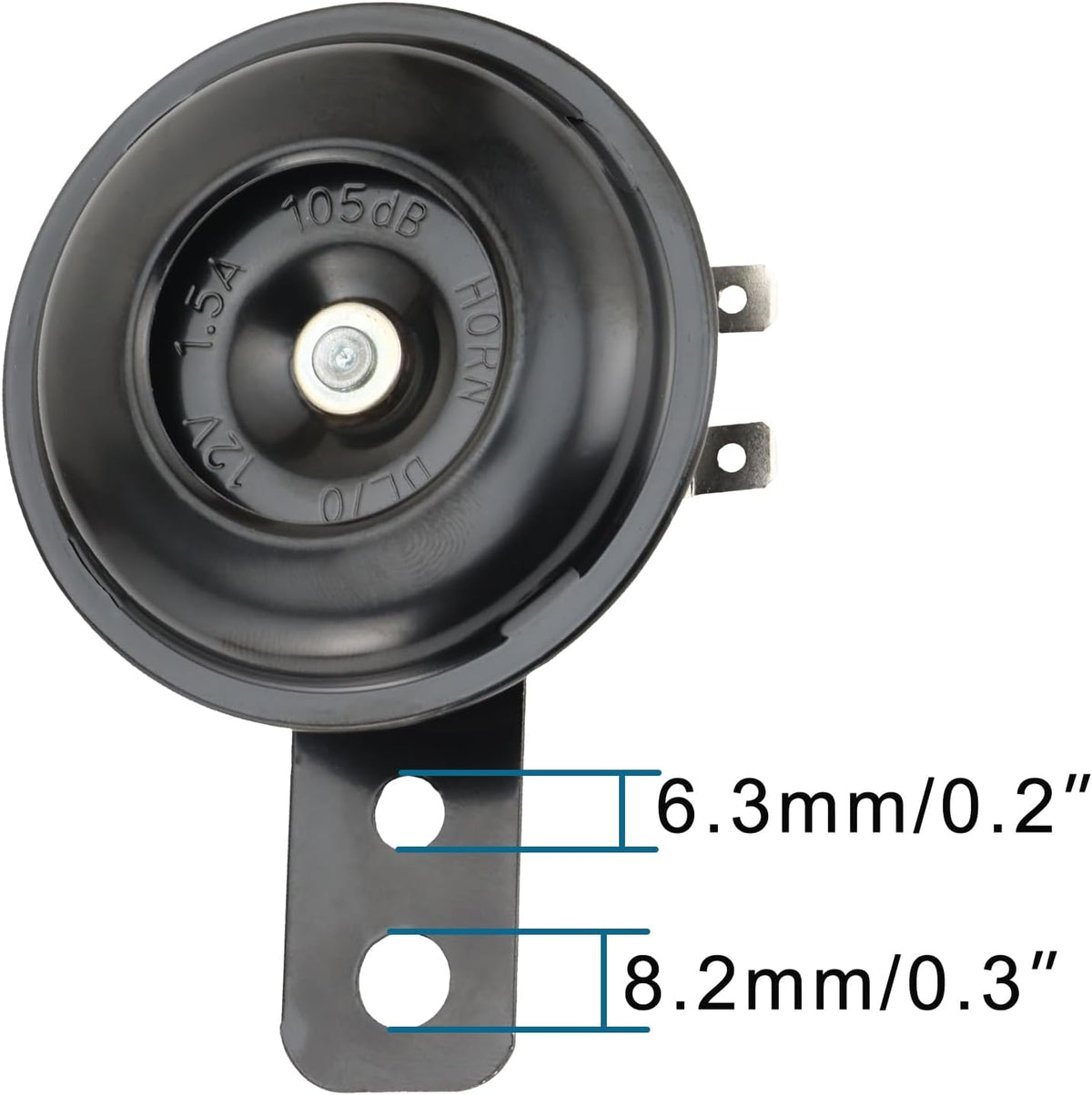 12V 105dB Universal Motorcycle Car Horn | 1.5A Weather-Resistant