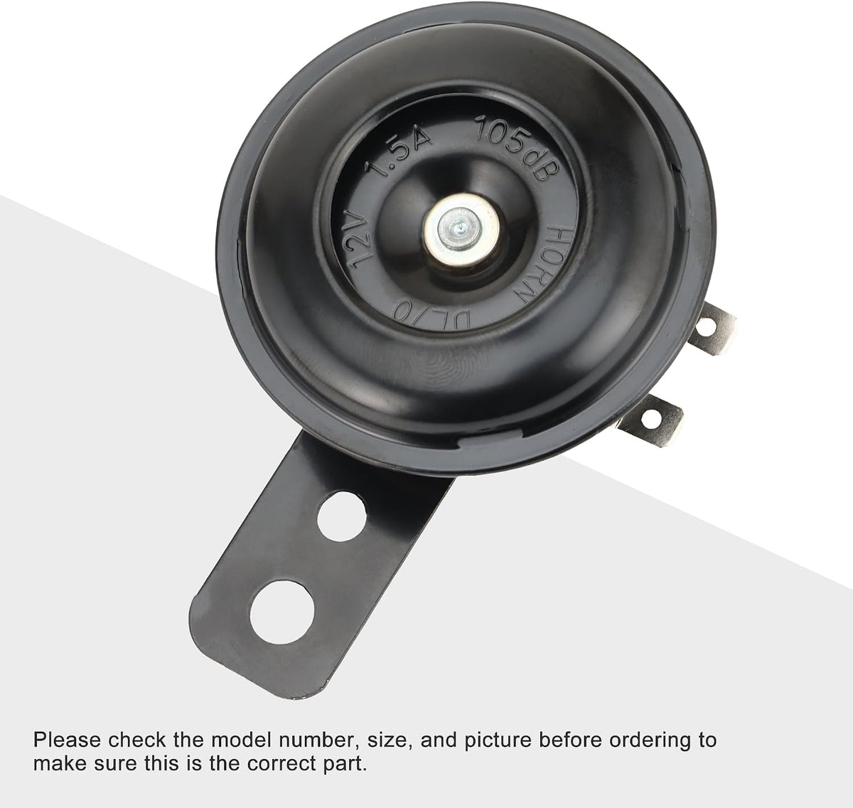 12V 105dB Universal Motorcycle Car Horn | 1.5A Weather-Resistant