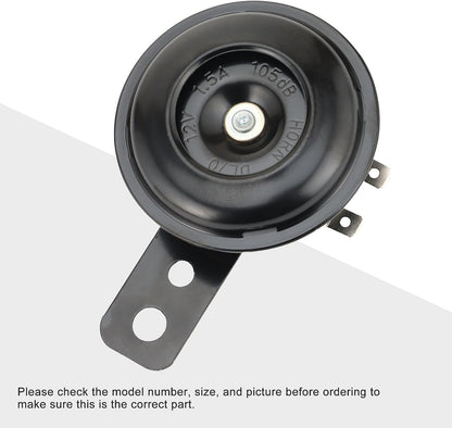12V 105dB Universal Motorcycle Car Horn | 1.5A Weather-Resistant