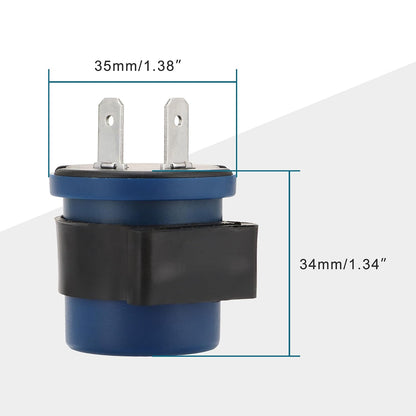 12V 2-Pin Turn Signal Flasher Relay for Motorcycle Dirt Bike