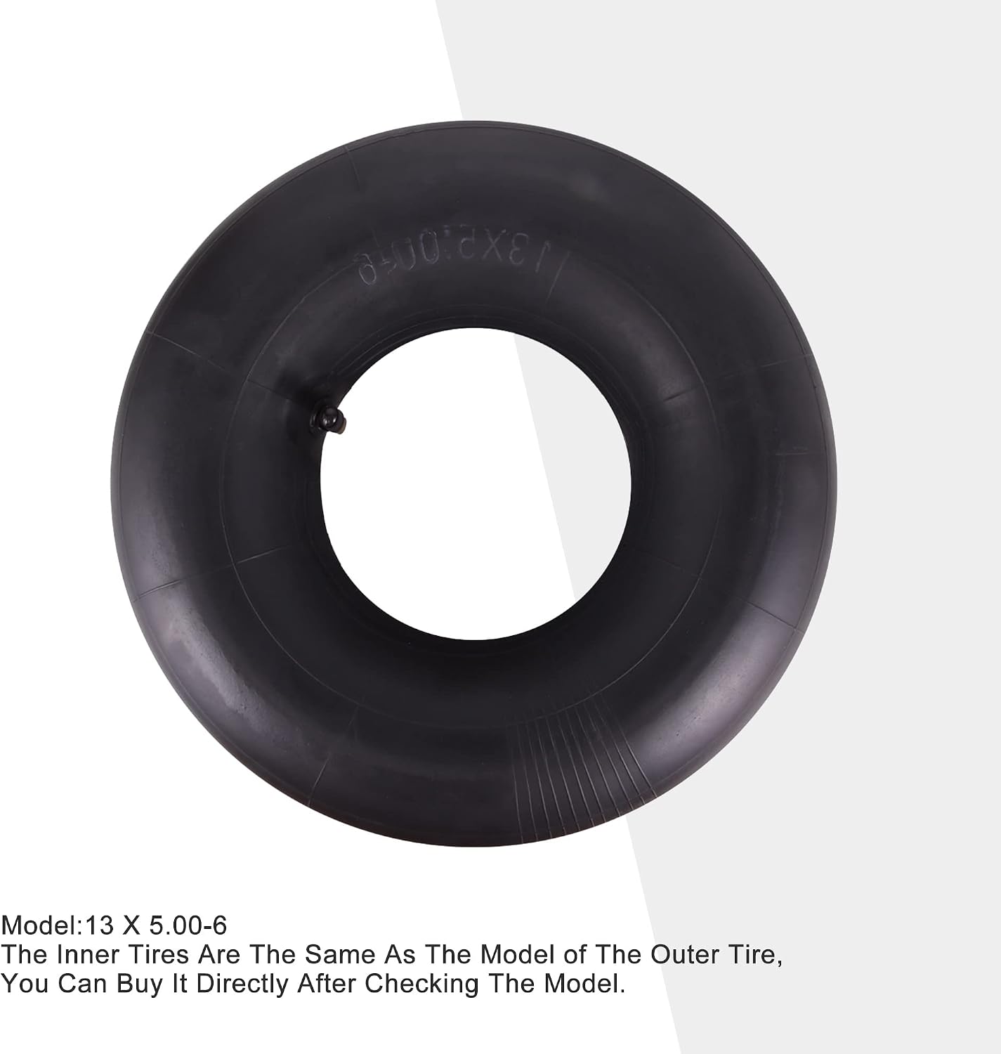 13x5.00-6 Inner Tube with TR87 Bent Valve for Mobility Scooter Lawn Mower