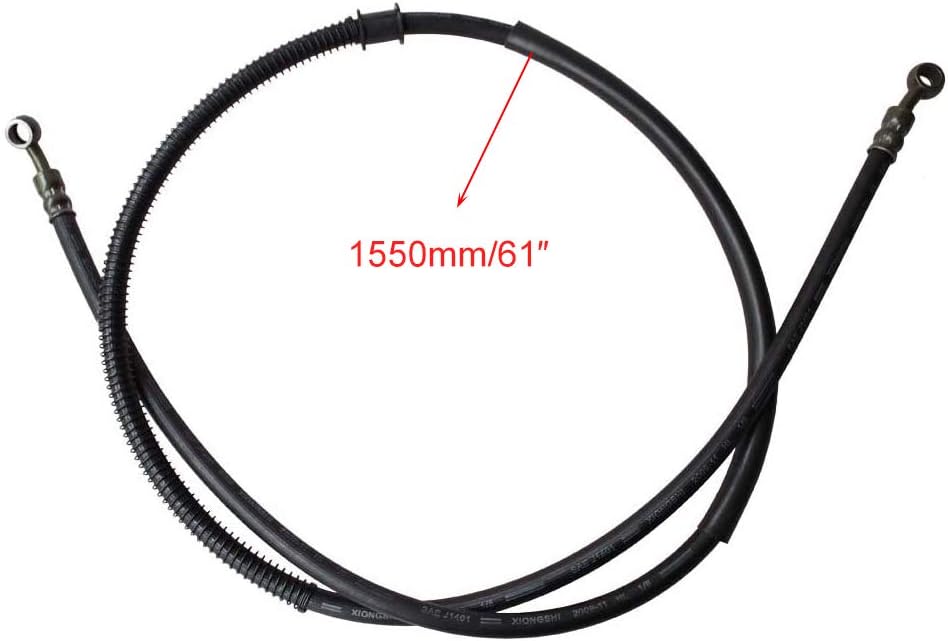Black 1550mm Hydraulic Brake Oil Hose Line for Pit Dirt Bike Motocross