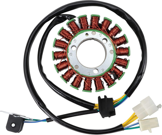 Stator magneto 18 bobines GOOFIT pour remplacement de générateur d'allumage de moto Suzuki GN250