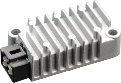 Motorcycle voltage regulator rectifier for Yamaha XJ600 Diversion, silver finned with connector