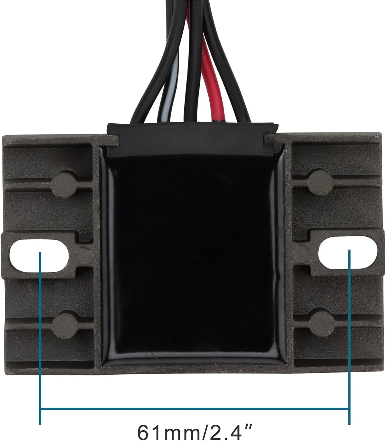 Motorcycle rectifier regulator with wiring, fits Suzuki GN125 GN250 GS125 TU250, 61mm wide