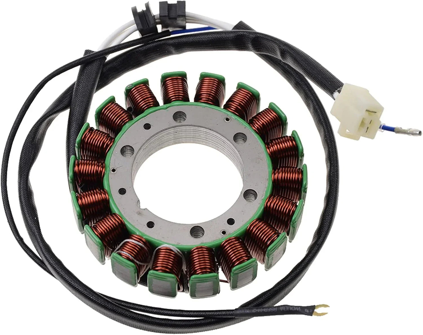 Motorcycle stator coil for Yamaha XV700 XV750 XV1100 Virago, copper winding and wiring harness