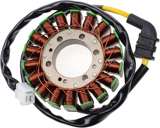 Honda CB400 Super Four NC31 stator replacement part with copper coils and wiring