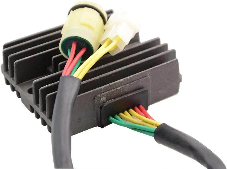 Honda XRV750 Africa Twin regulator rectifier motorcycle part with wiring connectors