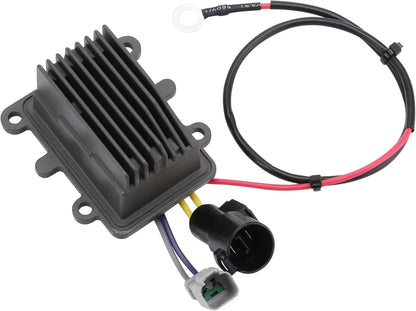 Rectifier regulator for Johnson Evinrude 90-115HP outboard engines, wiring visible