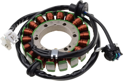 Yamaha TDM850 magneto stator replacement with copper coils and connector wires