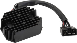 Suzuki Burgman AN250 AN400 rectifier regulator with black cooling fins and wire harness