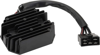 Suzuki Burgman AN250 AN400 rectifier regulator with black cooling fins and wire harness