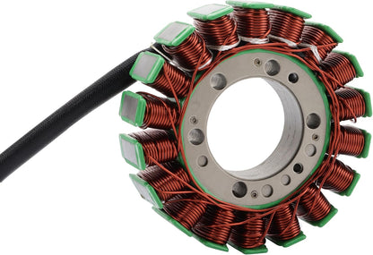 GOOFIT 18 Coil 3 Wire Magneto Stator for Yamaha YZF R6 1999-2002 5EB-81410-00-00